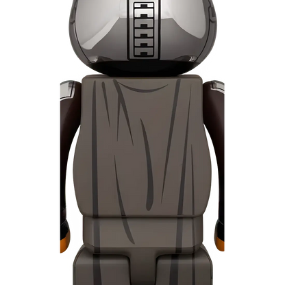 Bearbrick The Mandalorian Chrome Version 100%+400% Herstellerbild 4