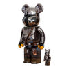 Bearbrick The Mandalorian Chrome Version 100%+400% schräg