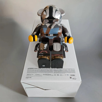 Bearbrick The Mandalorian Chrome Version 1000% Echtheitsmerkmale