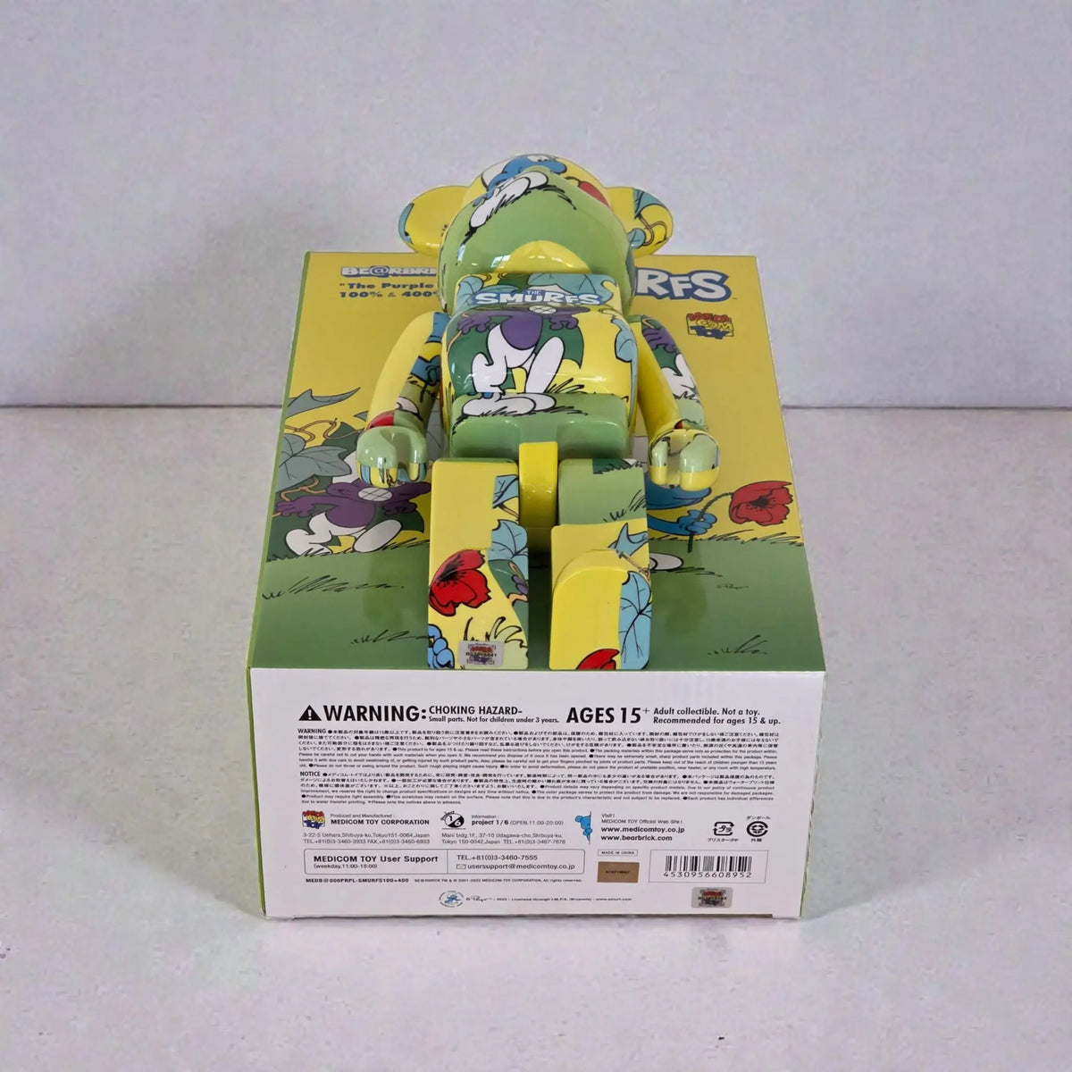 Bearbrick The Smurfs "The Purple Smurfs" 100%+400% Echtheitsmerkmale