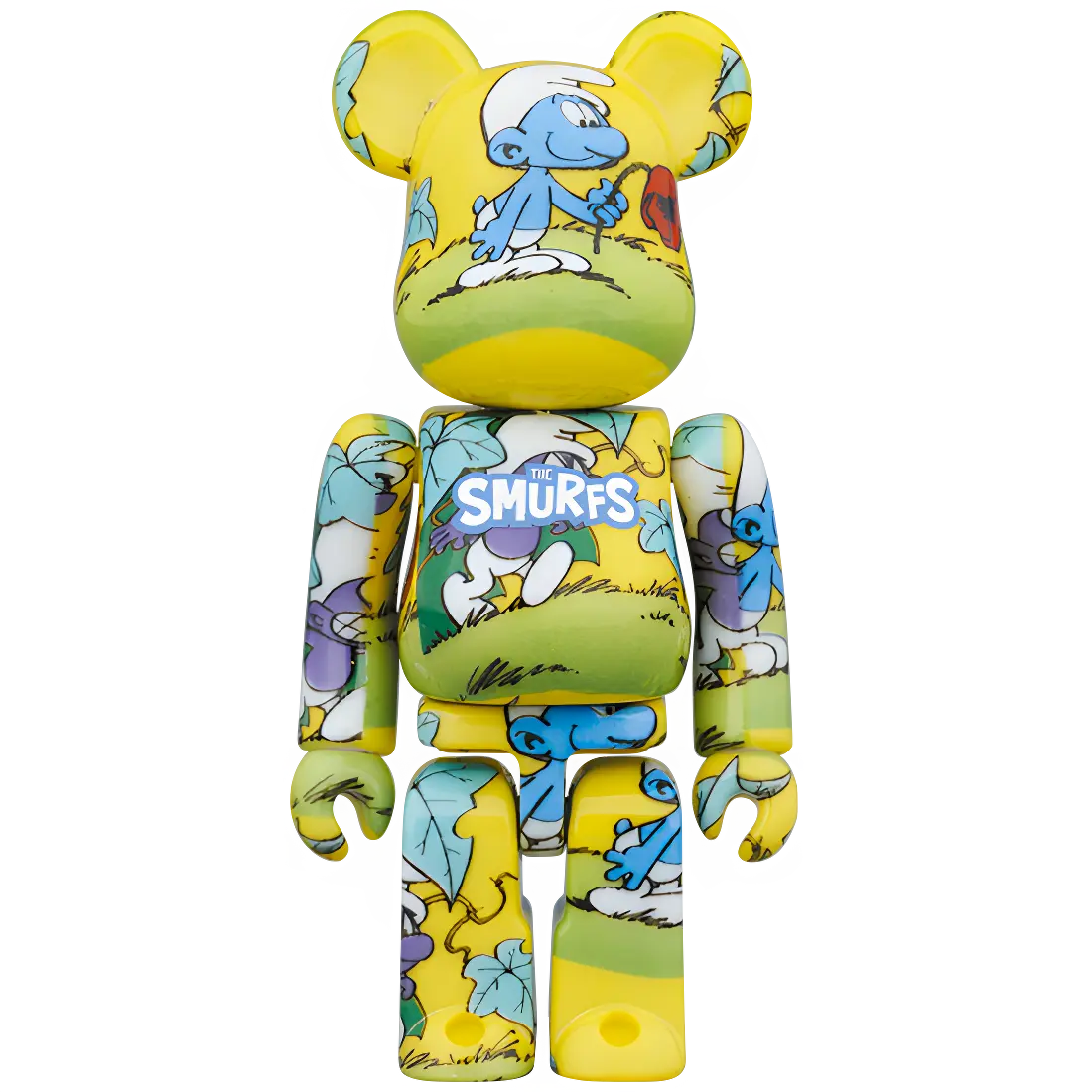 Bearbrick The Smurfs "The Purple Smurfs" 100%+400% Herstellerbild 2