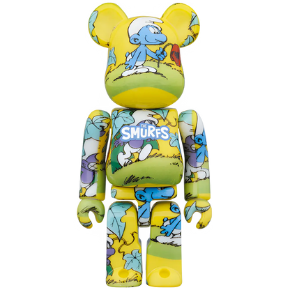 Bearbrick The Smurfs "The Purple Smurfs" 100%+400% Herstellerbild 2