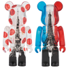 Bearbrick Tokyo Tower + Eiffel Tower 2er-Set 100% Herstellerbild 1