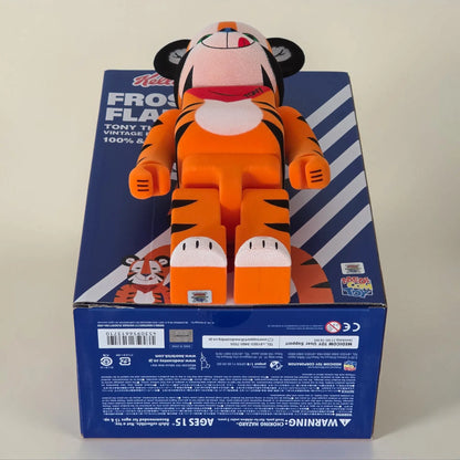 Bearbrick Tony the Tiger Vintage Flocky Version [Kellogg's Corn Frosties] 100%+400% Echtheitsmerkmale