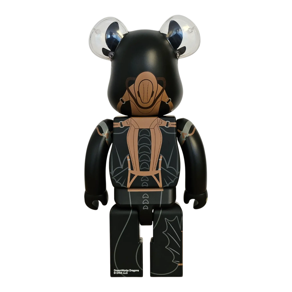 Bearbrick Toothless [Dragons] 100%+400% Rückseite