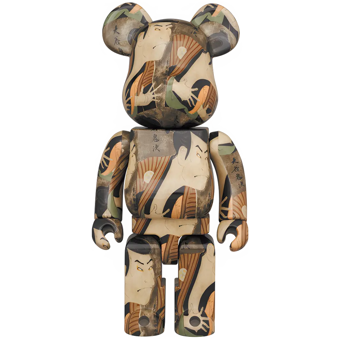 Bearbrick Toshusai Sharaku "Actor Otani Oniji III as the Footman (Yakko) Edohei" 100%+400% Herstellerbild 3