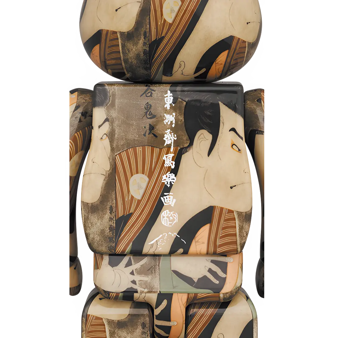 Bearbrick Toshusai Sharaku "Actor Otani Oniji III as the Footman (Yakko) Edohei" 100%+400% Herstellerbild 4