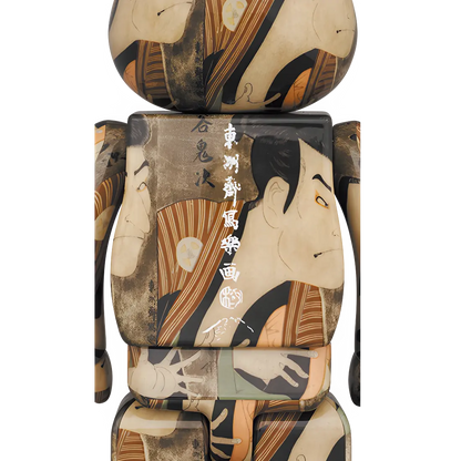 Bearbrick Toshusai Sharaku "Actor Otani Oniji III as the Footman (Yakko) Edohei" 100%+400% Herstellerbild 4