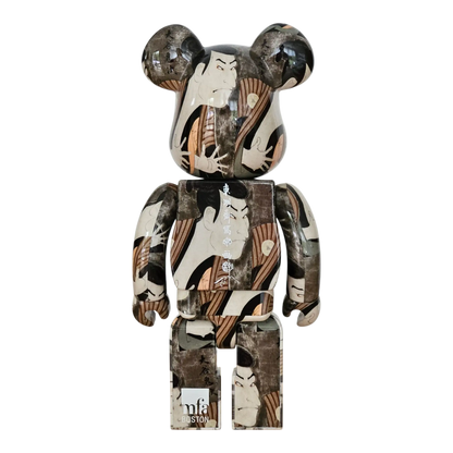 Bearbrick Toshusai Sharaku "Actor Otani Oniji III as the Footman (Yakko) Edohei" 100%+400% Rückseite