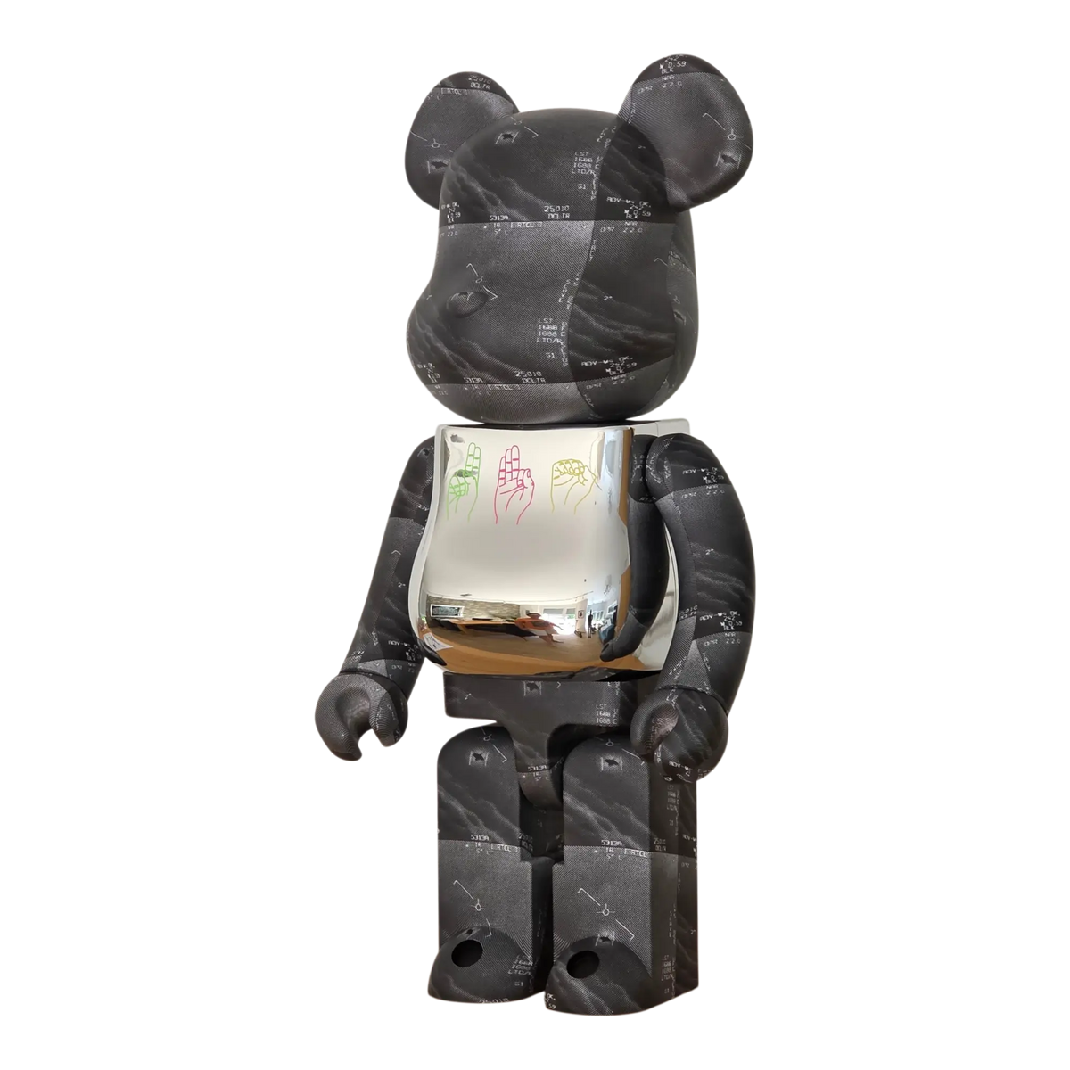 Bearbrick U.F.O. 3rd Version 1000% schräg