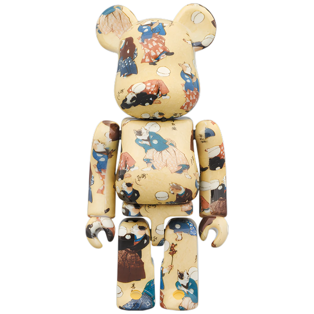 Bearbrick Utagawa Kuniyoshi "Fashionable Cats Juggling Balls" 100%+400% Herstellerbild 2