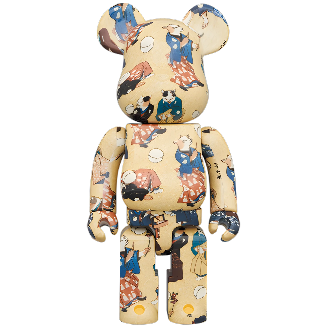 Bearbrick Utagawa Kuniyoshi "Fashionable Cats Juggling Balls" 100%+400% Herstellerbild 3