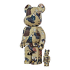 Bearbrick Utagawa Kuniyoshi "Fashionable Cats Juggling Balls" 100%+400% schräg