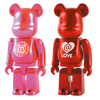 Bearbrick Valentine 2007 2er-Set 100% Herstellerbild 1