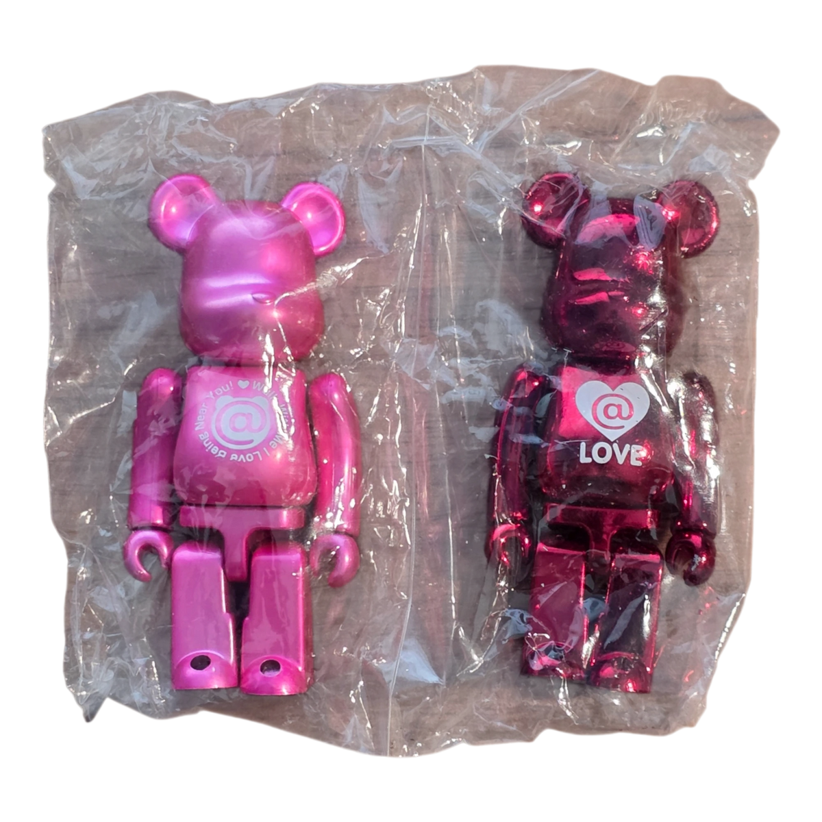 Bearbrick Valentine 2007 2er-Set 100% Verpackung Vorderseite