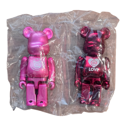 Bearbrick Valentine 2007 2er-Set 100% Verpackung Vorderseite