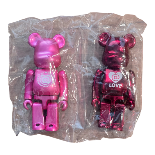 Bearbrick Valentine 2007 2er-Set 100% Verpackung Vorderseite