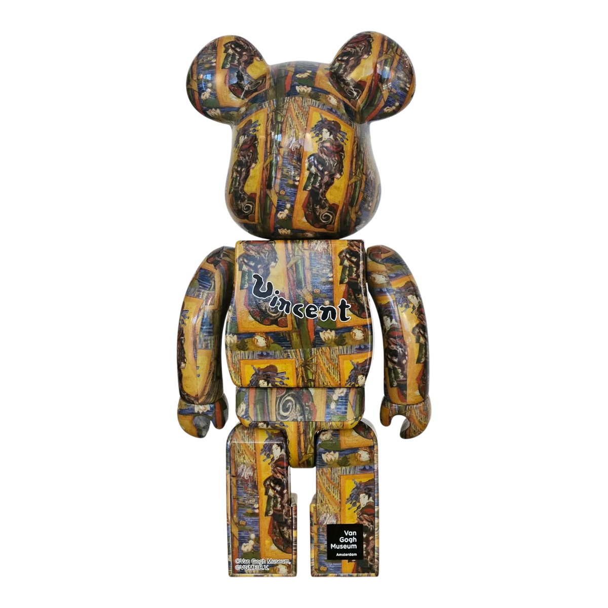 Bearbrick Vincent van Gogh "Courtesan after Eisen" [Van Gogh Museum] 100%+400% Rückseite
