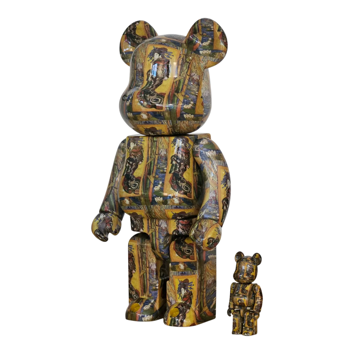 Bearbrick Vincent van Gogh "Courtesan after Eisen" [Van Gogh Museum] 100%+400% schräg