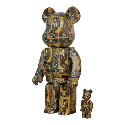 Bearbrick Vincent van Gogh "Courtesan after Eisen" [Van Gogh Museum] 100%+400% schräg
