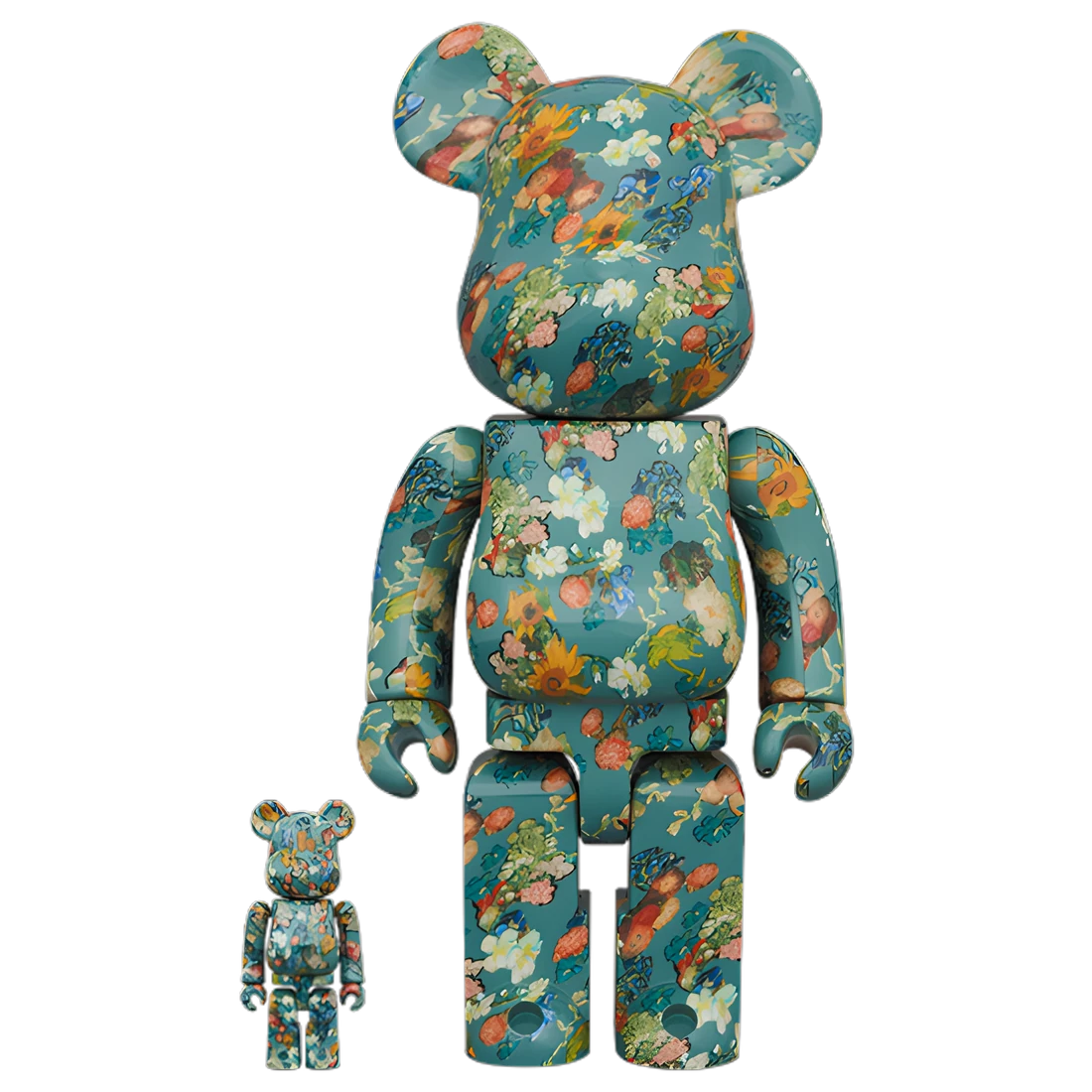 Bearbrick Vincent van Gogh "Floral Pattern" [Van Gogh Museum] 100%+400% Herstellerbild 1
