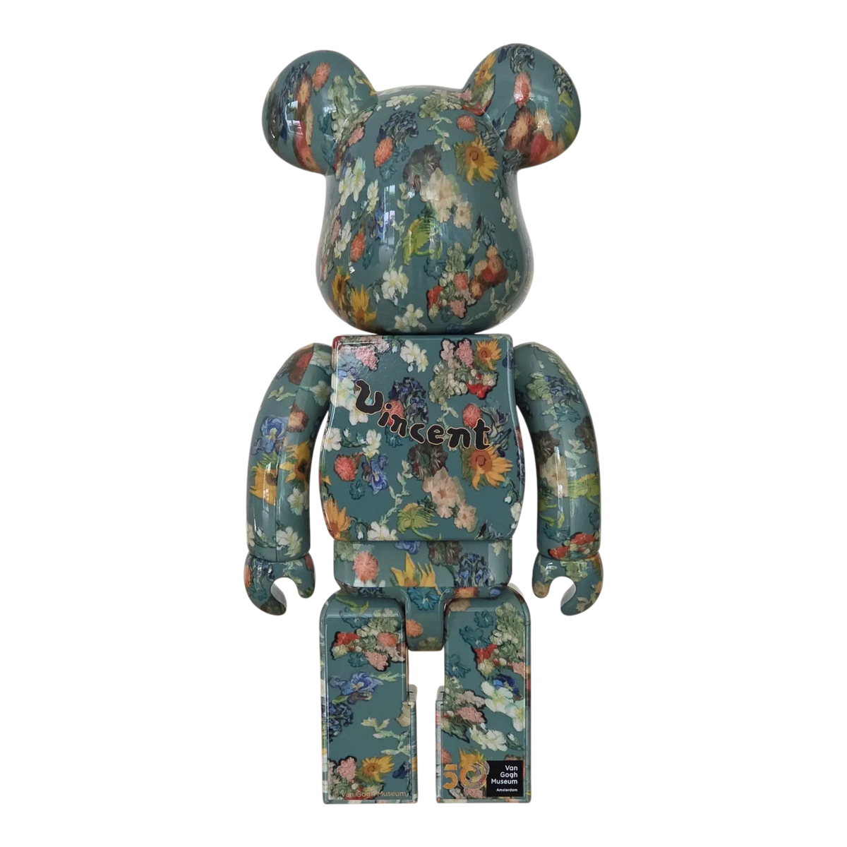 Bearbrick Vincent van Gogh "Floral Pattern" [Van Gogh Museum] 100%+400% Rückseite