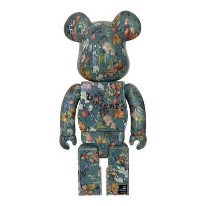 Bearbrick Vincent van Gogh "Floral Pattern" [Van Gogh Museum] 100%+400% Rückseite