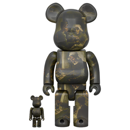 Bearbrick Vincent van Gogh "The Potato Eaters" [Van Gogh Museum] 100%+400% Herstellerbild 1