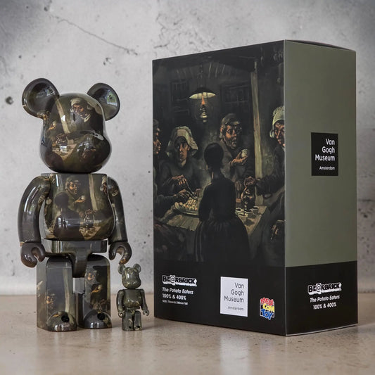 Bearbrick Vincent van Gogh "The Potato Eaters" [Van Gogh Museum] 100%+400% mit Verpackung
