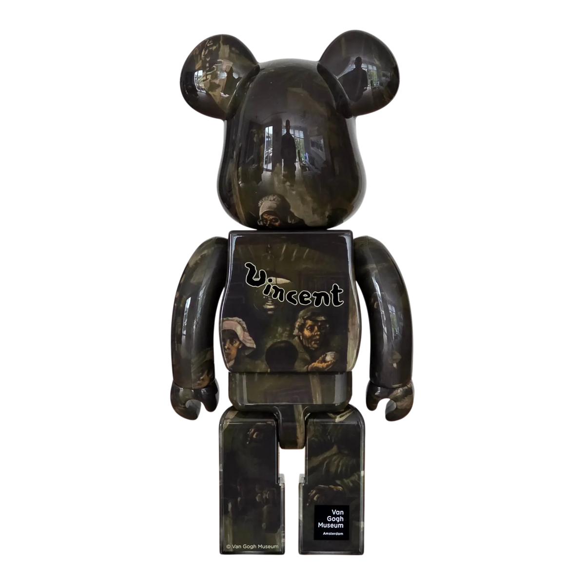 Bearbrick Vincent van Gogh "The Potato Eaters" [Van Gogh Museum] 100%+400% Rückseite