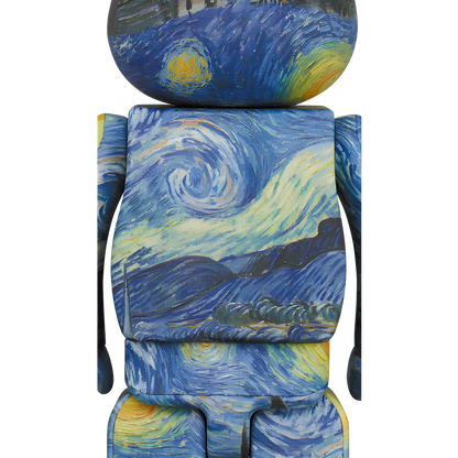 Bearbrick Vincent van Gogh "The Starry Night" [MoMA] 100%+400% Herstellerbild 4
