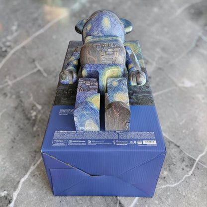 Bearbrick Vincent van Gogh "The Starry Night" [MoMA] 1000% Echtheitsmerkmale