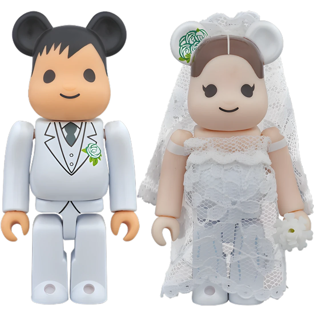 Bearbrick Wedding #2 2er-Set 100% Herstellerbild 1