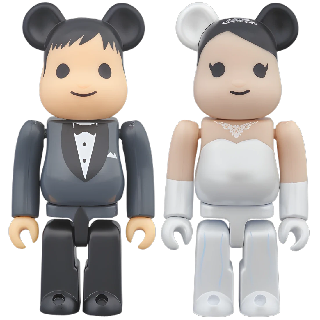 Bearbrick Wedding 2er-Set 100% Herstellerbild 1