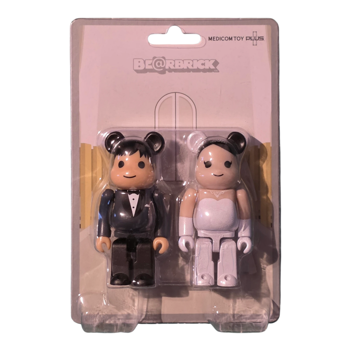 Bearbrick Wedding 2er-Set 100% Verpackungsvorderseite