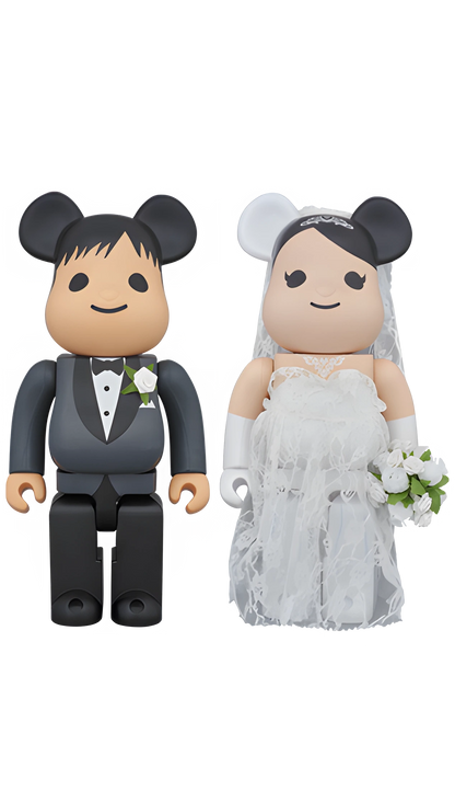 Bearbrick Wedding 2er-Set 400% Herstellerbild 1