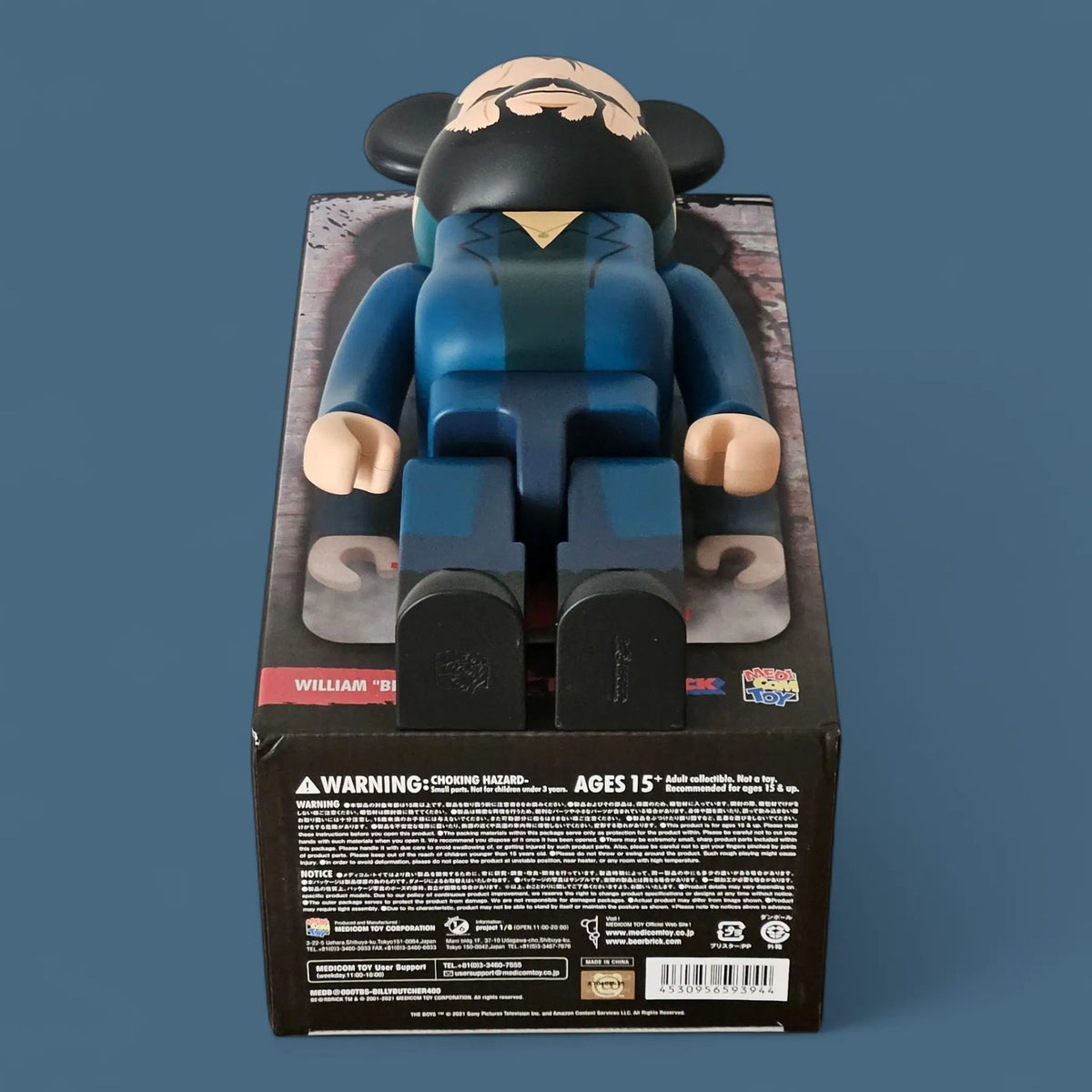 Bearbrick William "Billy" Butcher [The Boys] 400% Echtheitsmerkmale
