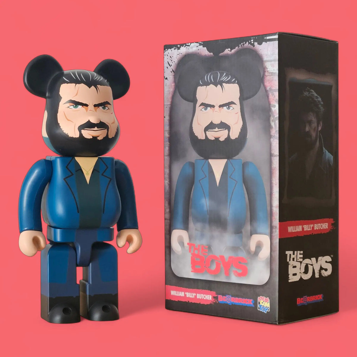 Bearbrick William "Billy" Butcher [The Boys] 400% mit Verpackung