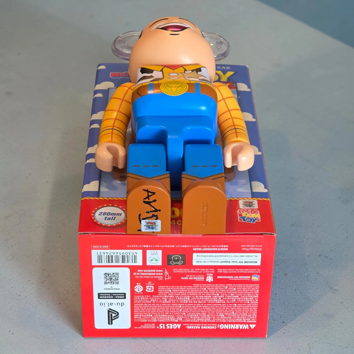 Bearbrick Woody [Toy Story] 400% Echtheitsmerkmale