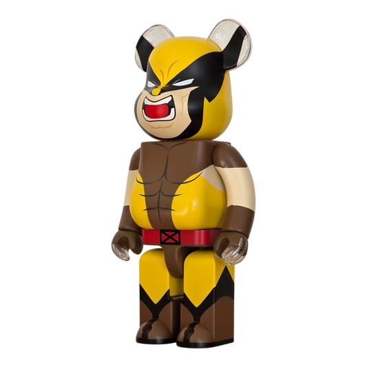 Bearbrick X-Men SP Wolverine Brown Version 400% schräg