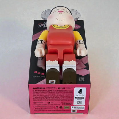 Bearbrick Young-Hee [Squid Game] 400% Echtheitsmerkmale