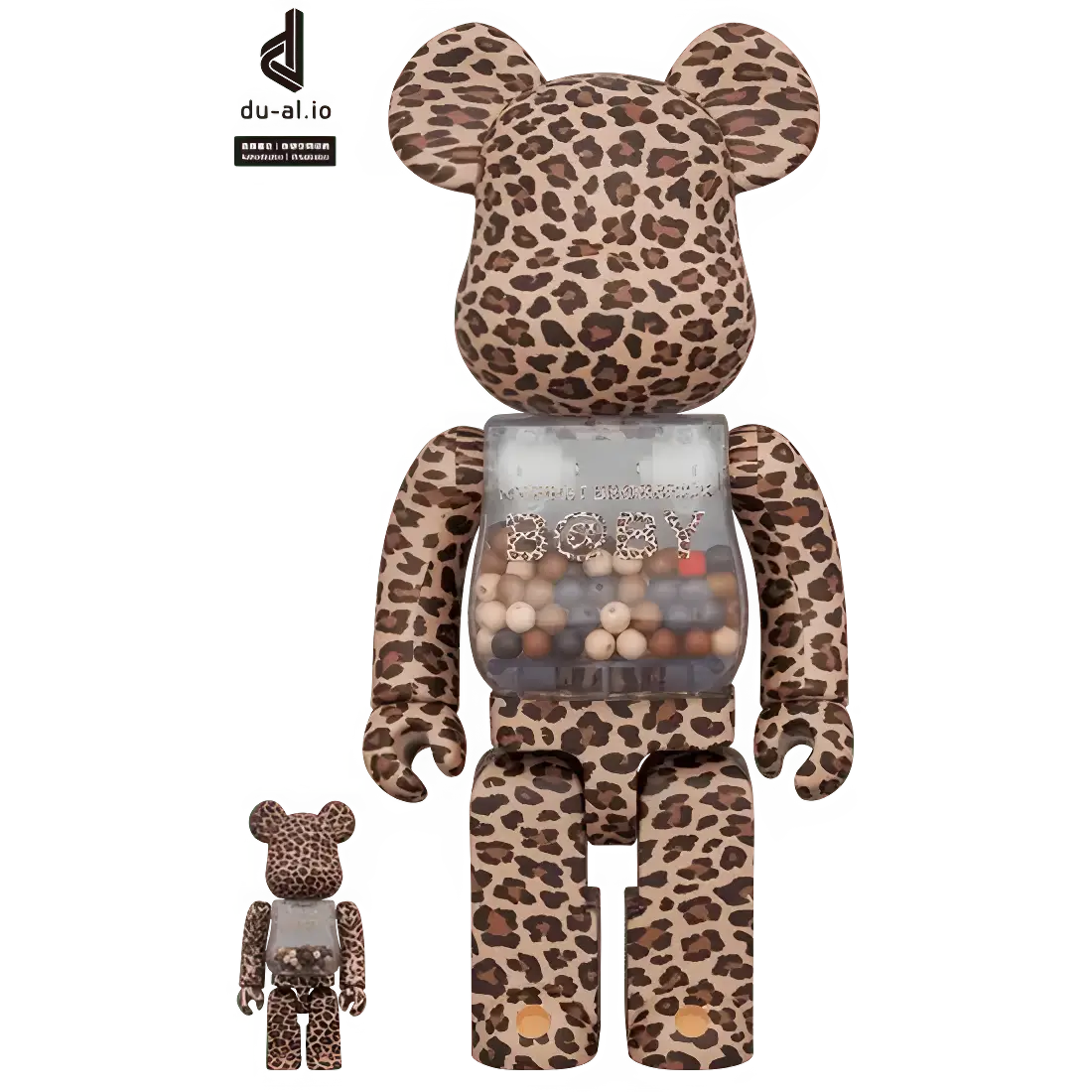 My First Bearbrick Baby Leopard Version 100%+400% Herstellerbild 1