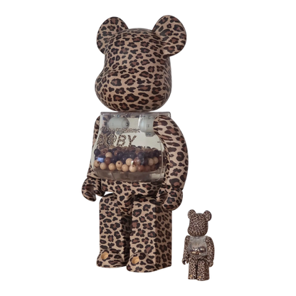 My First Bearbrick Baby Leopard Version 100%+400% schräg