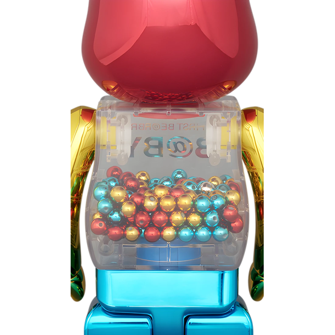 My First Bearbrick B@by MCT Color Chrome Version 100%+400% Herstellerbild 4