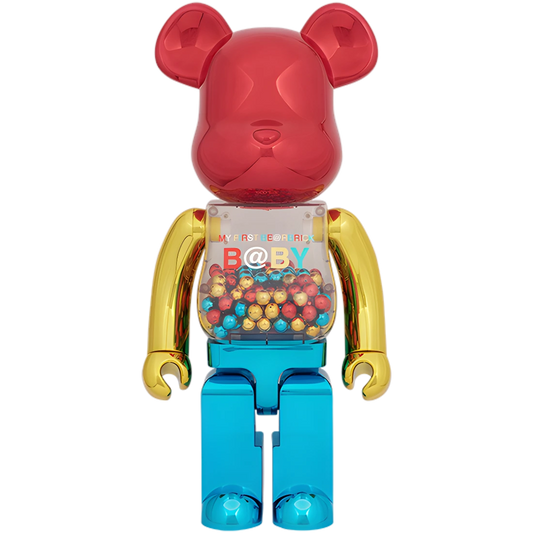 My First Bearbrick B@by MCT Color Chrome Version 1000% Herstellerbild 1