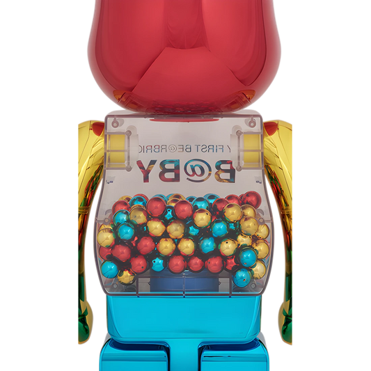 My First Bearbrick B@by MCT Color Chrome Version 1000% Herstellerbild 2